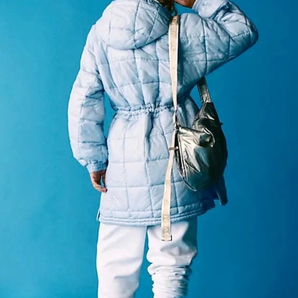 Free People Movement Patricia Packable Poncho Puffer Coat - Picture 4 of 5
